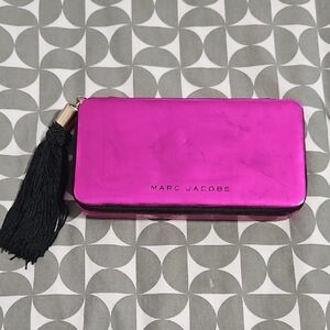Marc Jacobs Fuchsia Wallet with Black Tassel
